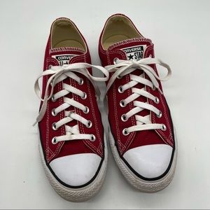 Converse Red and White Sneakers